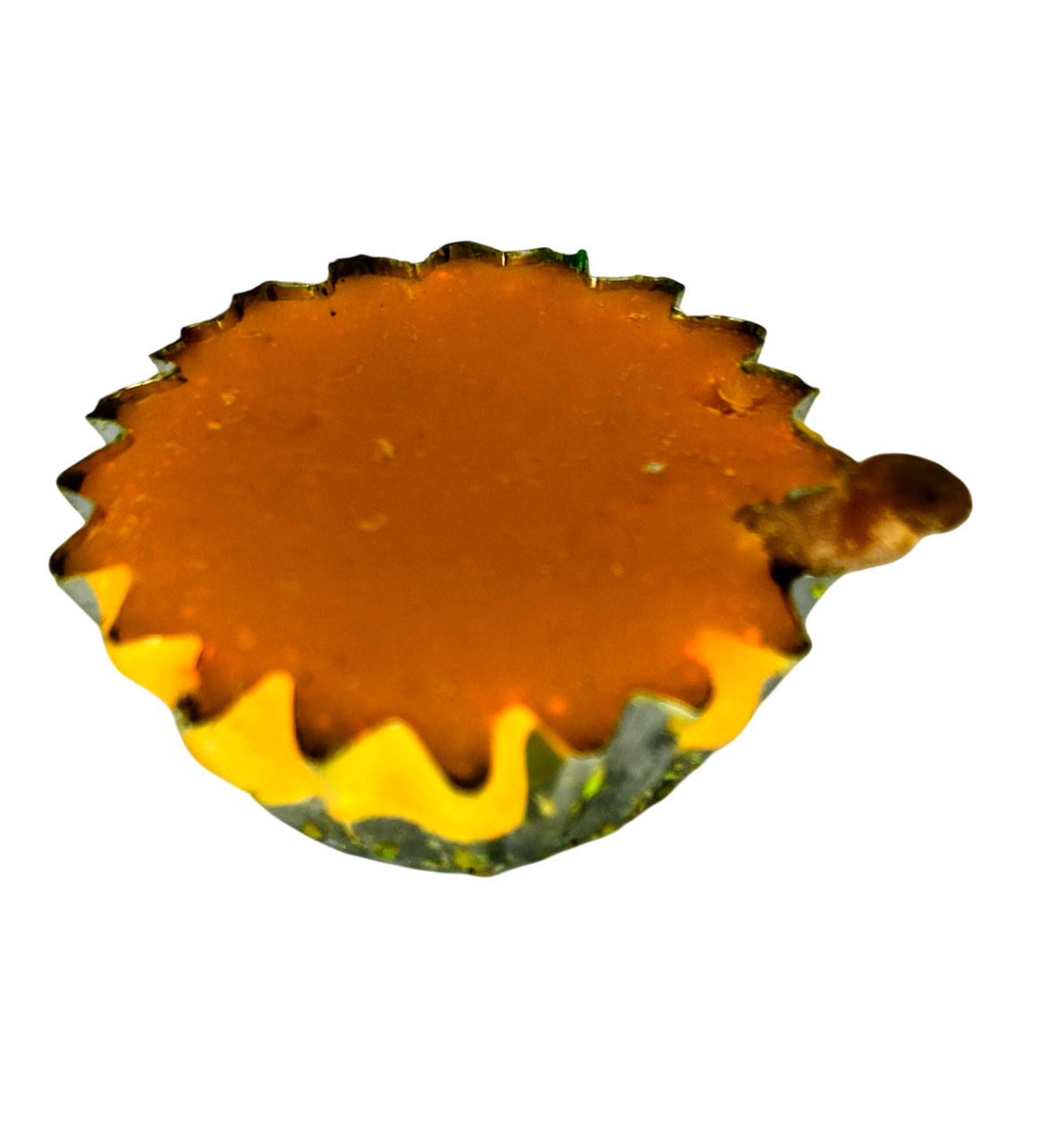 Flower Shape Cup Candle - Orange